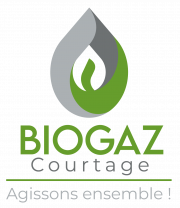 logo biogaz courtage avec baseline